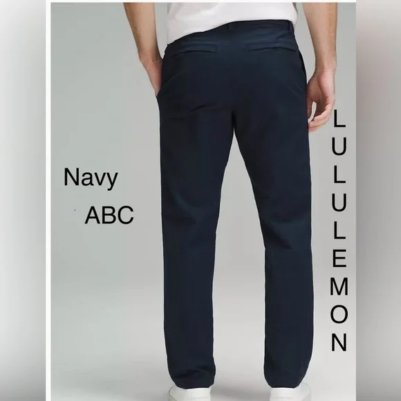 Bundle 2 pairs - Lululemon ABC Pant Classic Fit Warpstreme 1 Black 1Greyslate - Picture 1 of 5